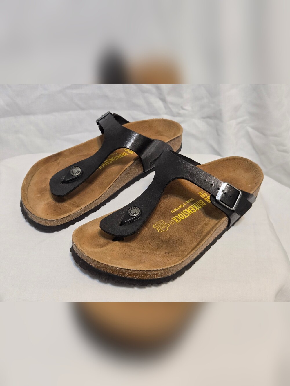 Birkenstock Gizeh Womens Graceful Licorice Sandals Sz 38 245 US 7-7.5 - Picture 2 of 12